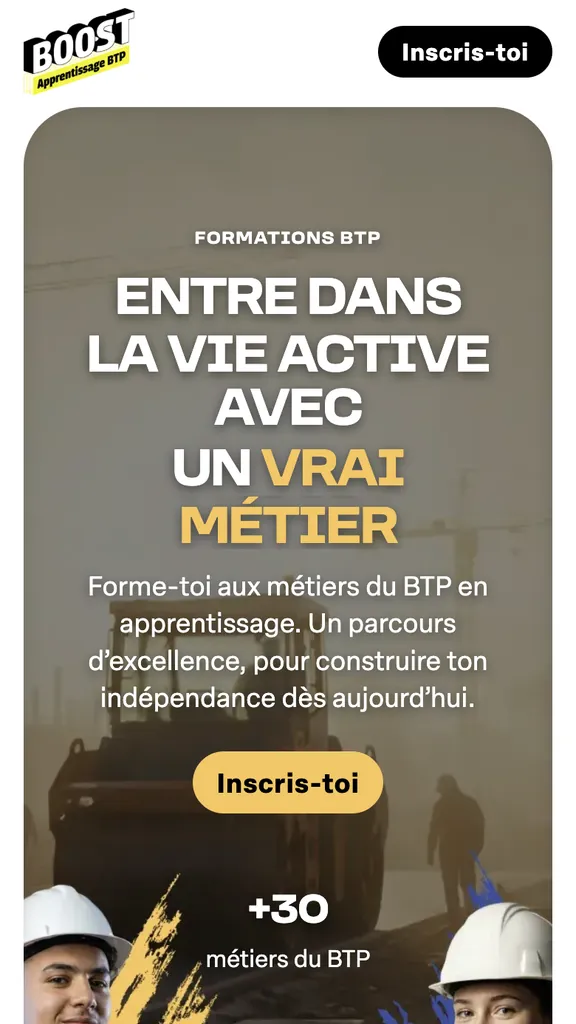 Une landing page par situation
